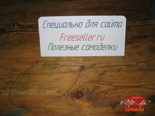 Проволочные подвесы с петлей-удавкой для сушки веников