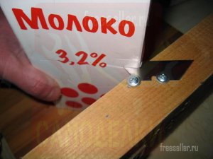 Простое приспособление для нарезания картонных контейнеров под рассаду