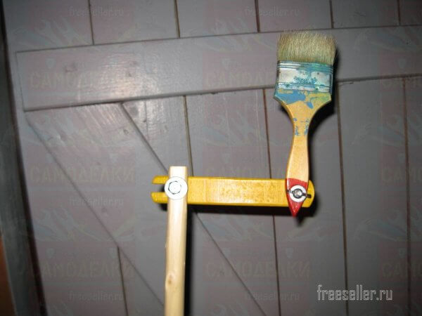 Дополнительная короткая рукоятка для использования насадок от самодельной штанги