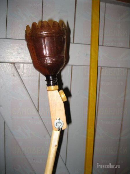 Дополнительная короткая рукоятка для использования насадок от самодельной штанги