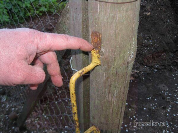 Самодельные петли для калитки