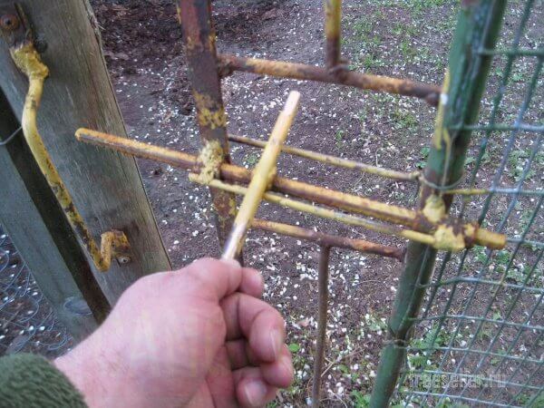 Самодельные петли для калитки