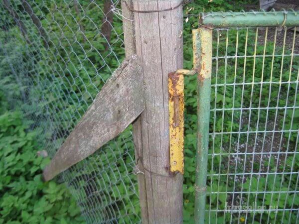 Самодельные петли для калитки