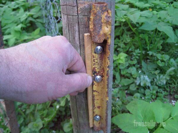 Самодельные петли для калитки