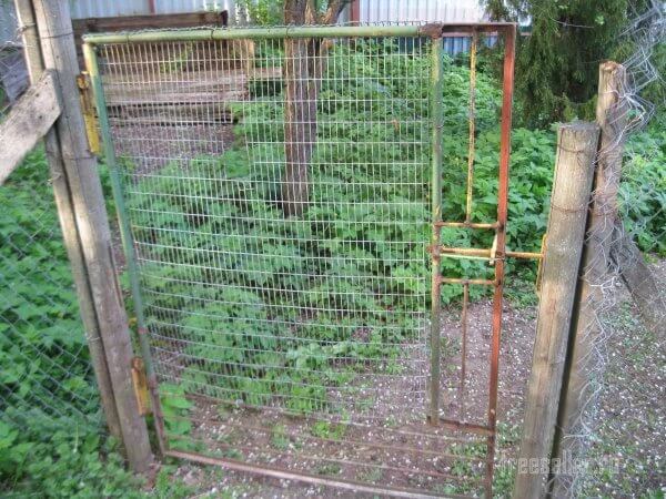 Самодельная калитка