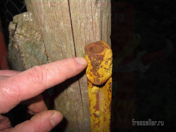 Самодельные петли для калитки