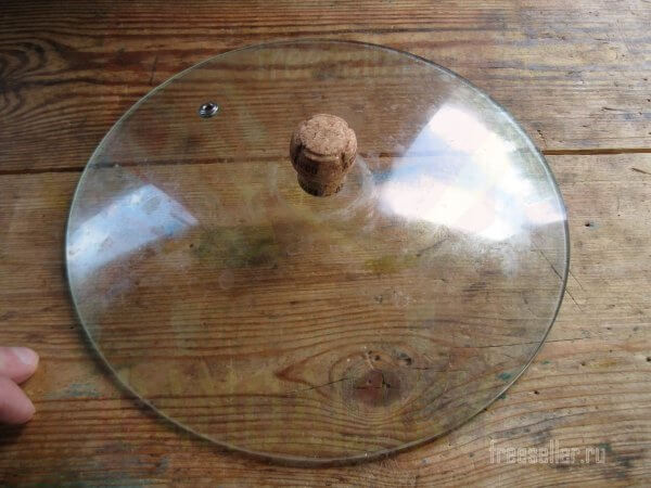 Как сделать самодельную ручку для сковородки из пробки иот бутылки шампанского