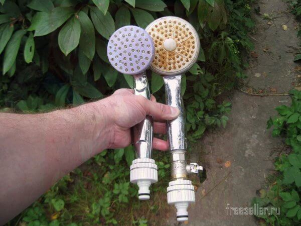 Приспособление для полива из старой душевой лейки