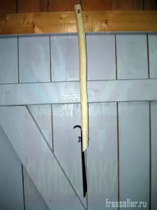 Съемная деревянная ручка для удлинения обувной лопатки