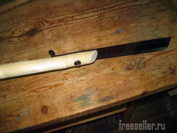 Съемная деревянная ручка для удлинения обувной лопатки