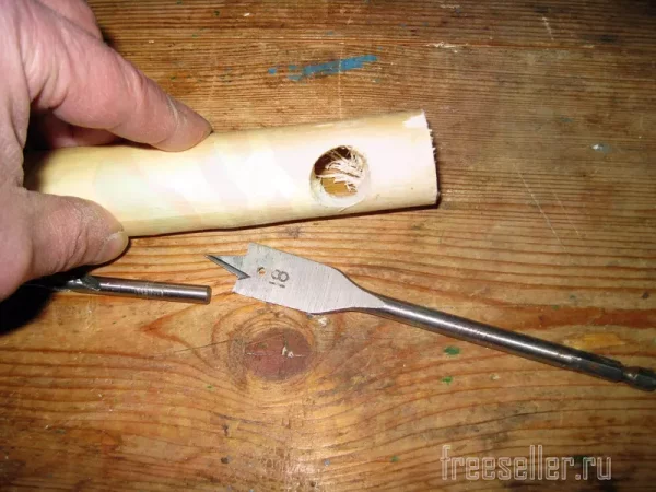 Процесс изготовления ручки для лопатки для обуви