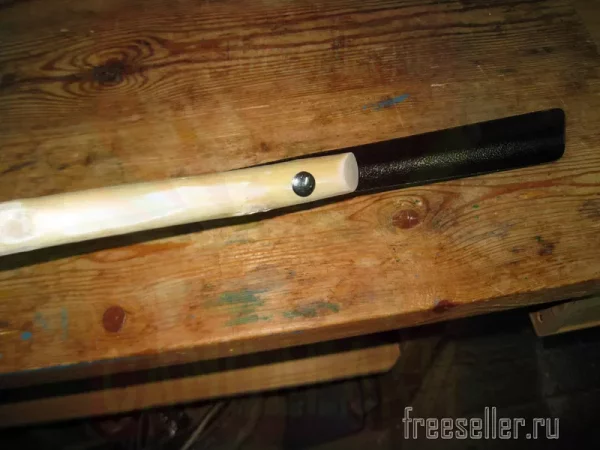 Съемная деревянная ручка для удлинения обувной лопатки